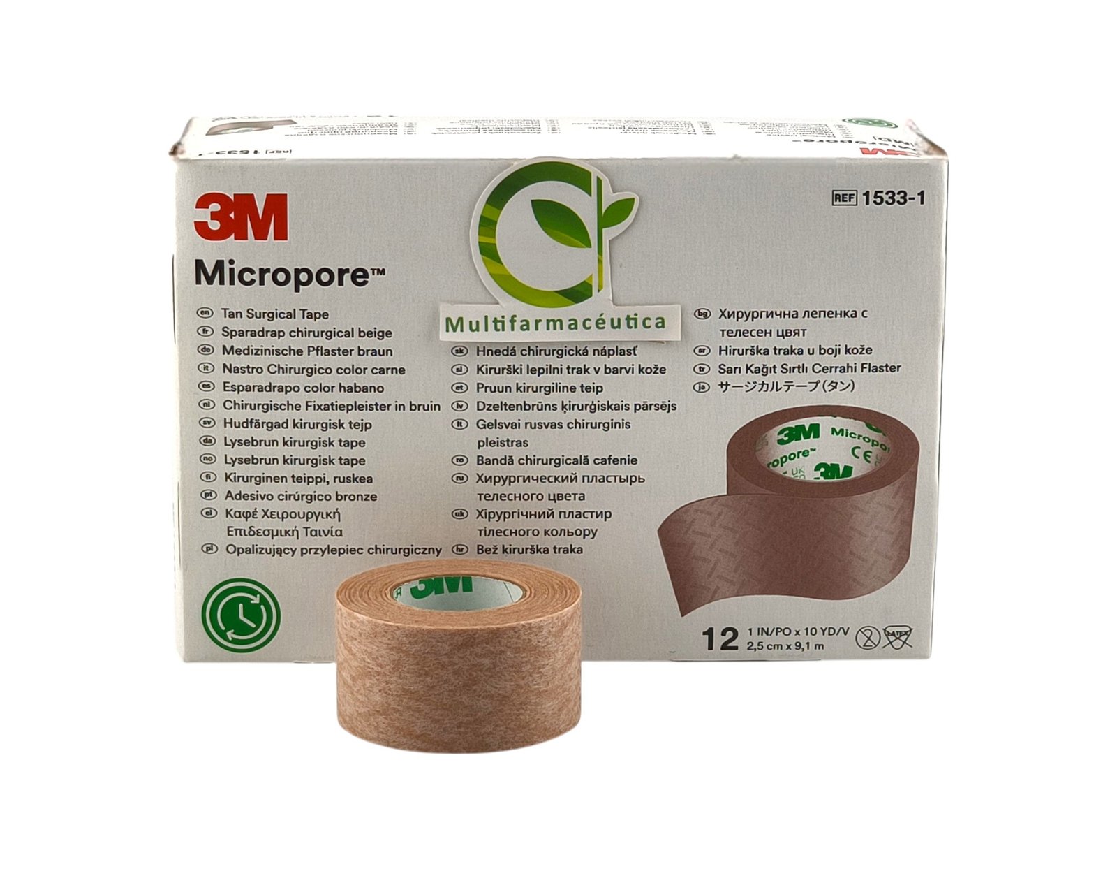 CINTA MICROPORE 3M CAJA X 6 - 2 X 10 YD