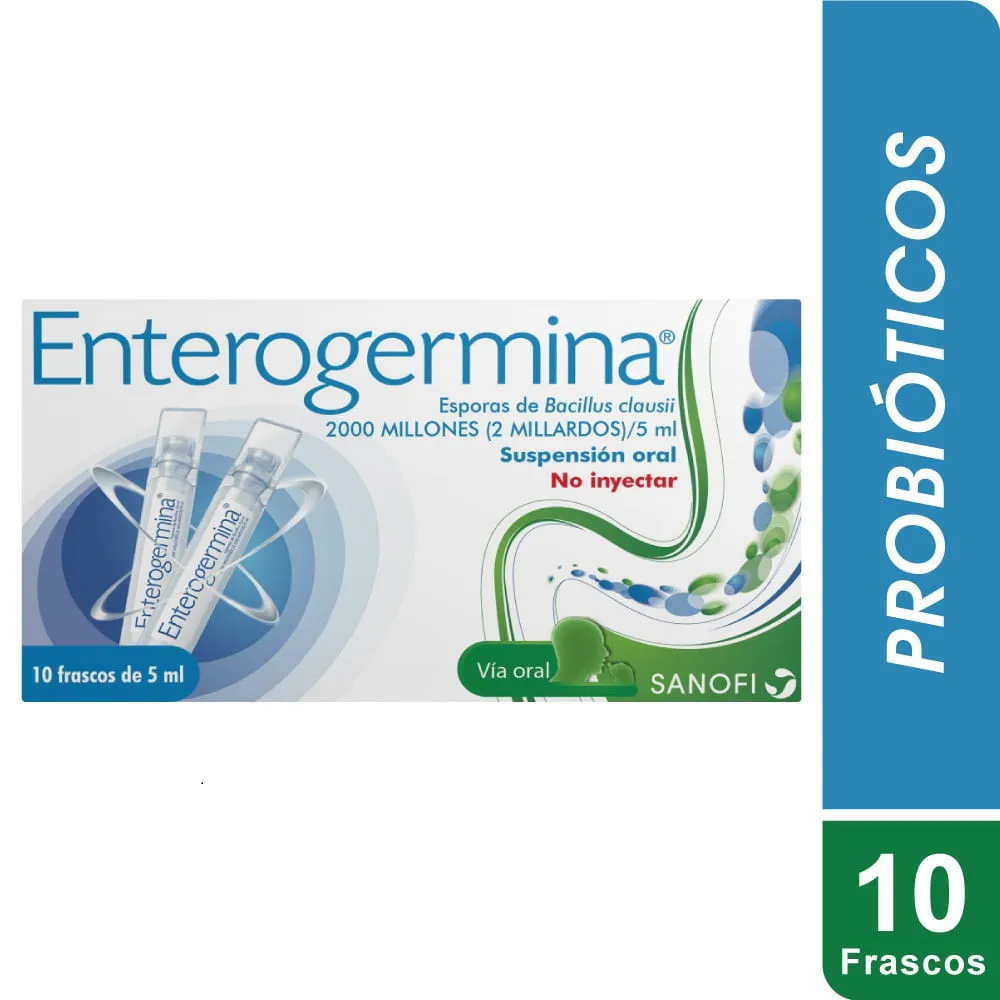 ENTEROGERMINA CAJA X 10 AMPOLLAS (SANOFI)