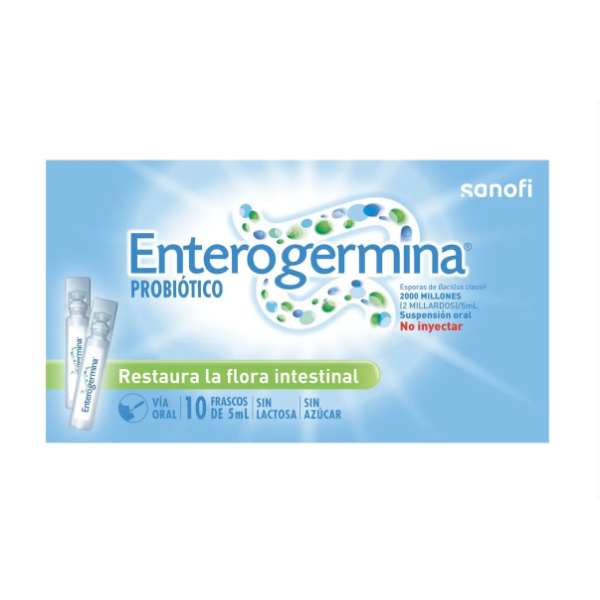 ENTEROGERMINA NIÑO CAJA X 10 FRASCOS (SANOFI)