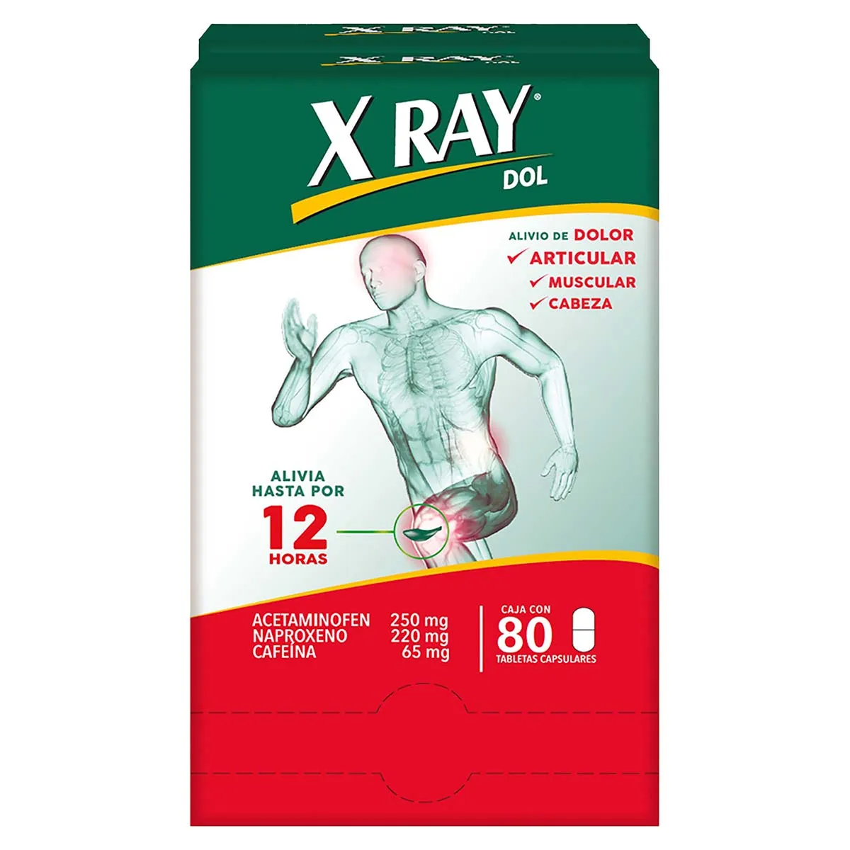 X RAY DOL CAJA X 12 TABLETAS (COASPHARMA)
