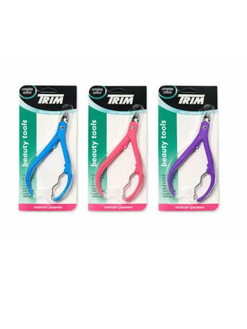 CORTA CUTICULA PLASTICO TRIM X UND