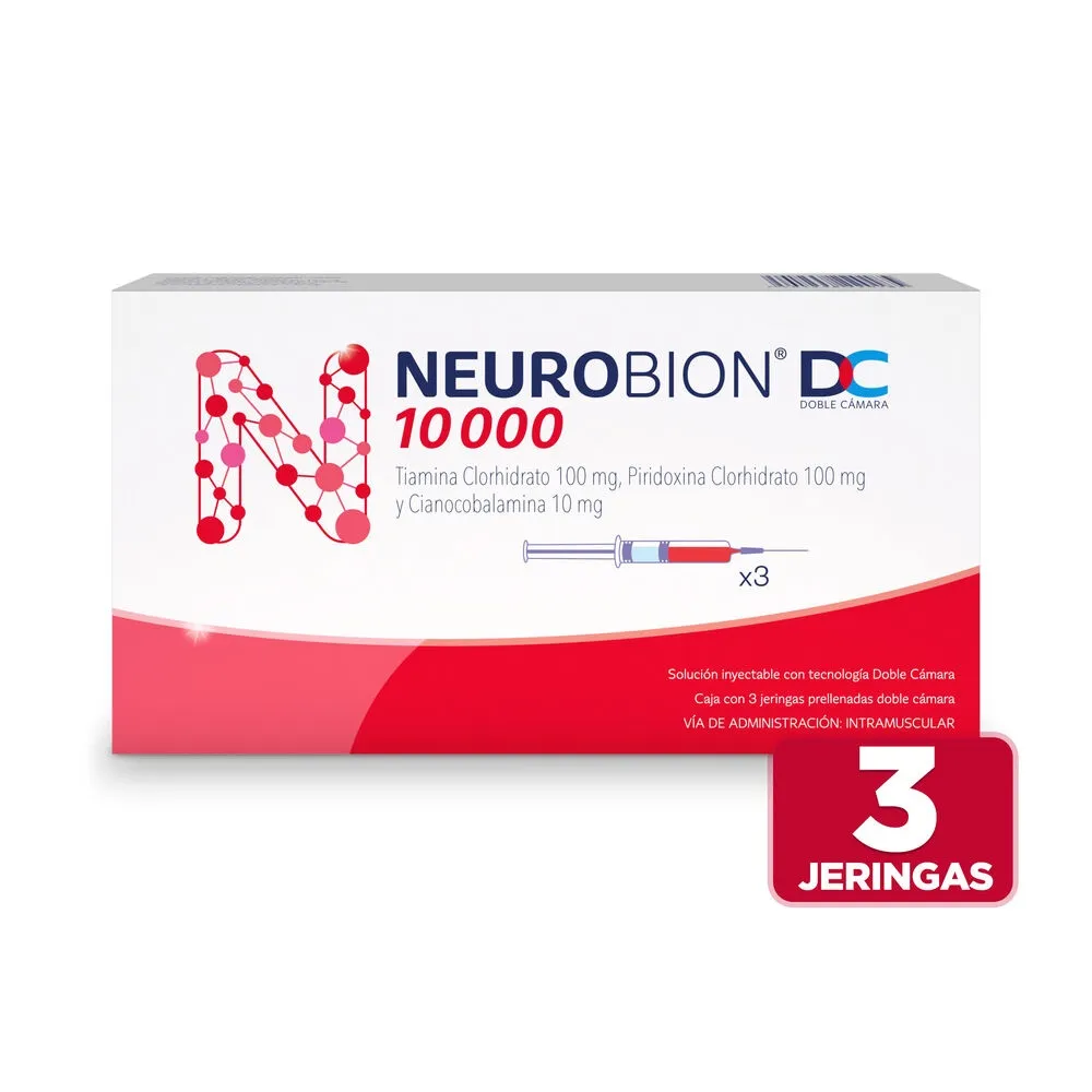 NEUROBION PRELLENADA SOLUCION INYECTABLE CAJA X 3 UND