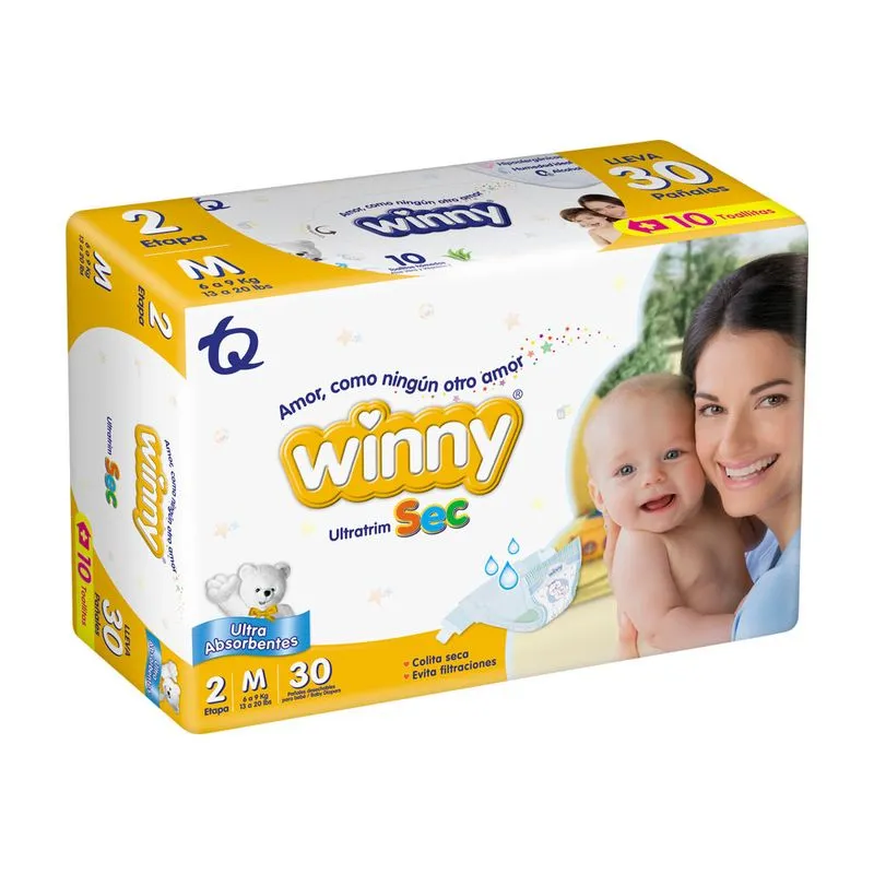 PAÑAL WINNY ETAPA 2 X UND