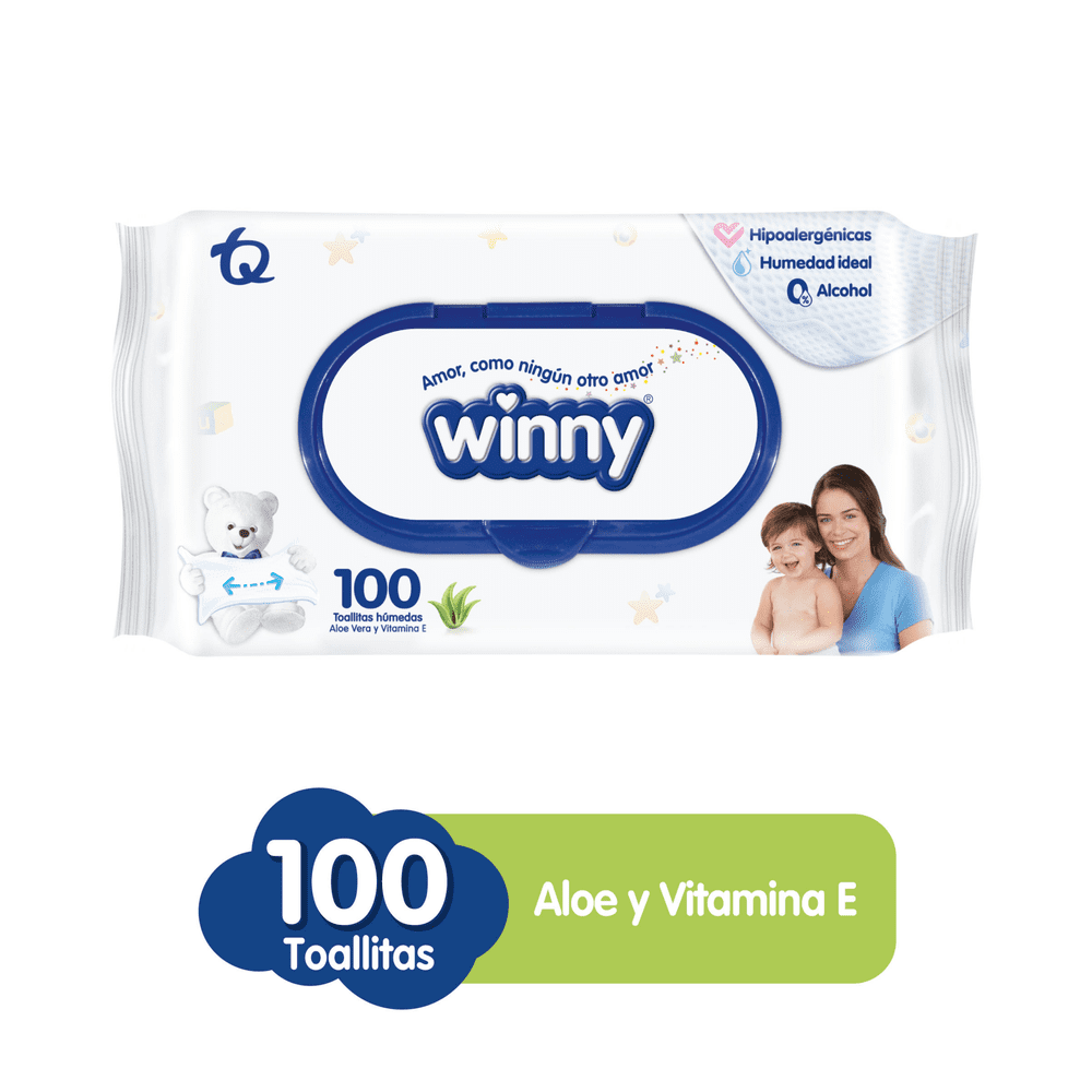 PAÃ‘ITOS WINNY CON ALOE X 100 UND
