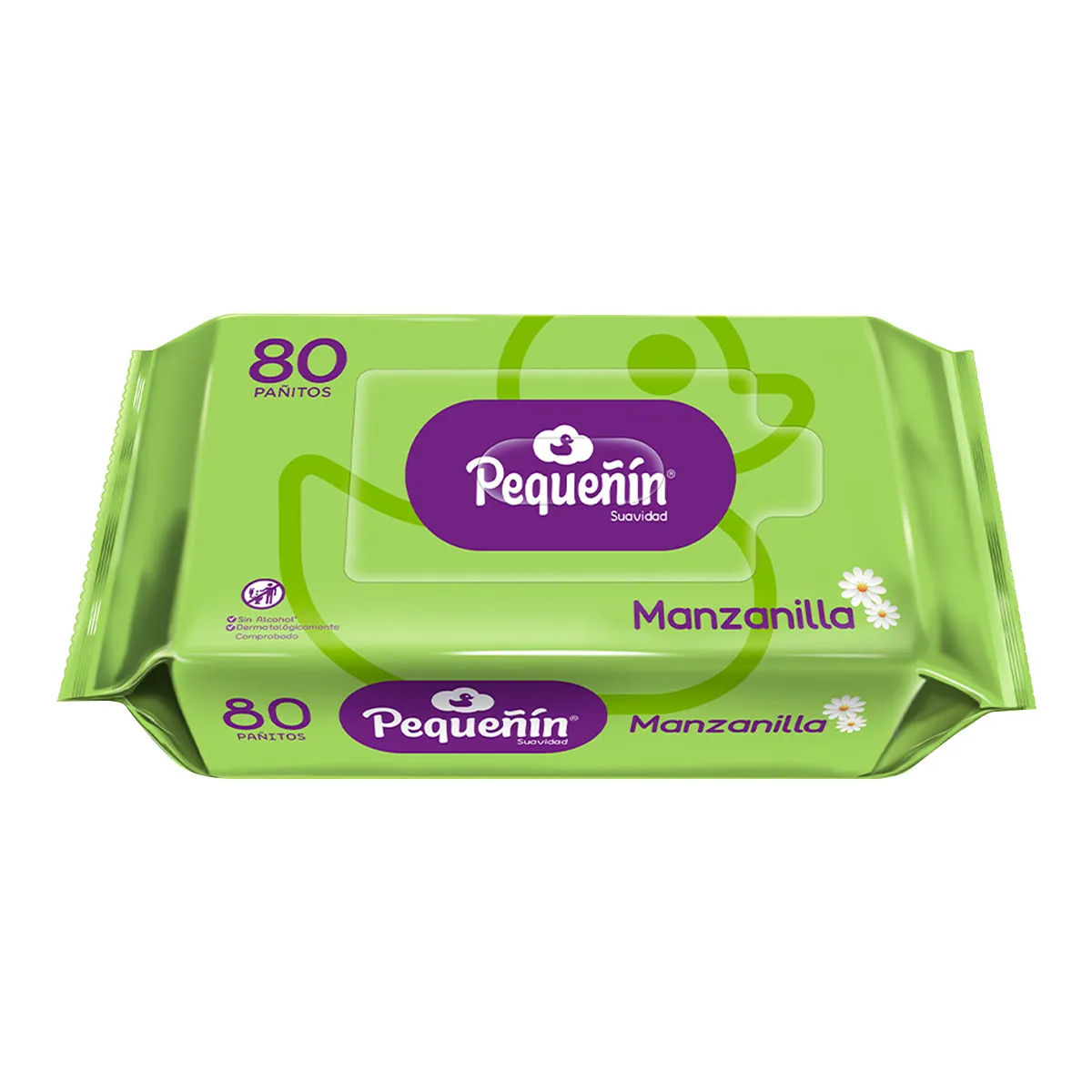 PAÑITOS PEQUEÑIN DE MANZANILLA PACA X 80 UND