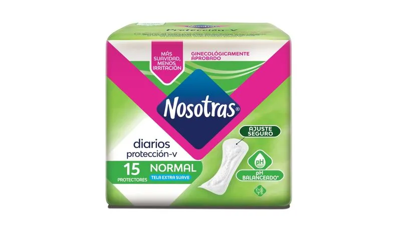 PROTECTORES NOSOTRAS DIARIOS NORMAL ANTIBACTERIAL X 15 UNID.