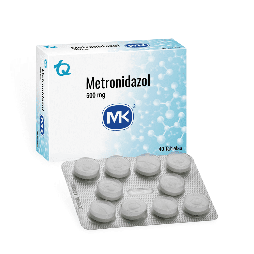 METRONIDAZOL 500 MG CAJA X 40 TABLETAS (MK)