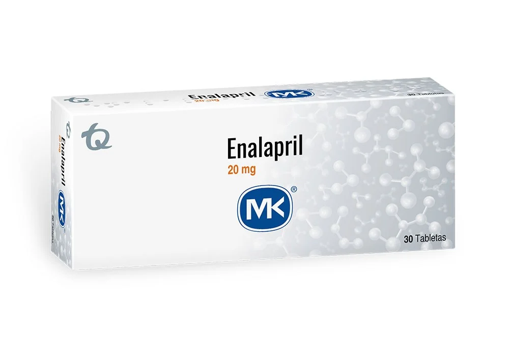 ENALAPRIL 20 MG CAJA X 30 TABLETAS ( MK)
