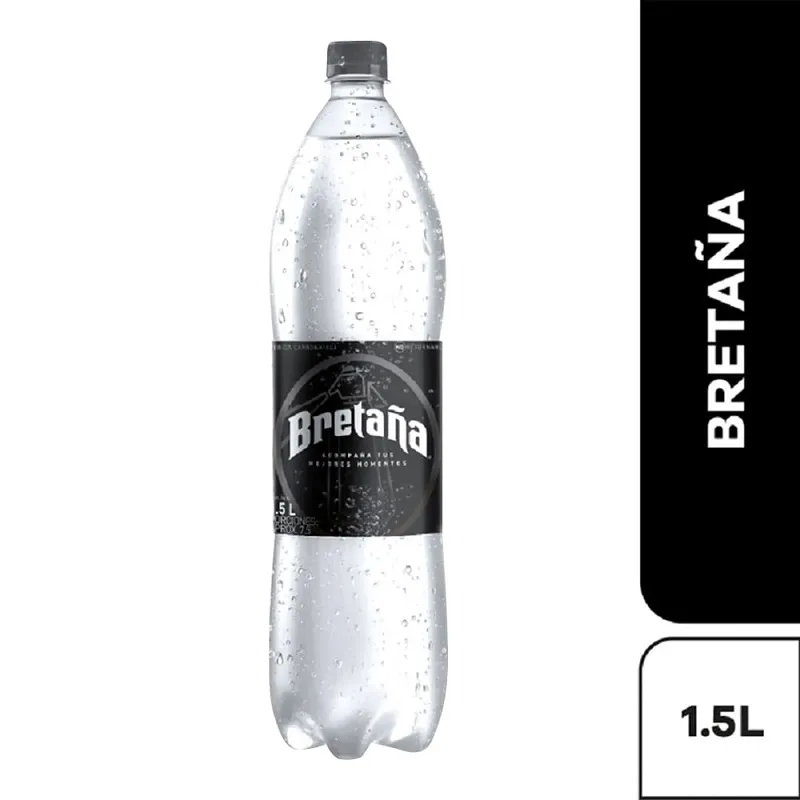 BRETAÑA SODA BOTELLA PLASTICA DE 1.5 L