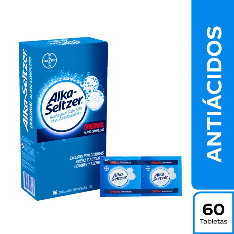 ALKA SELTZER CAJA X 60 TABLETAS (BAYER)