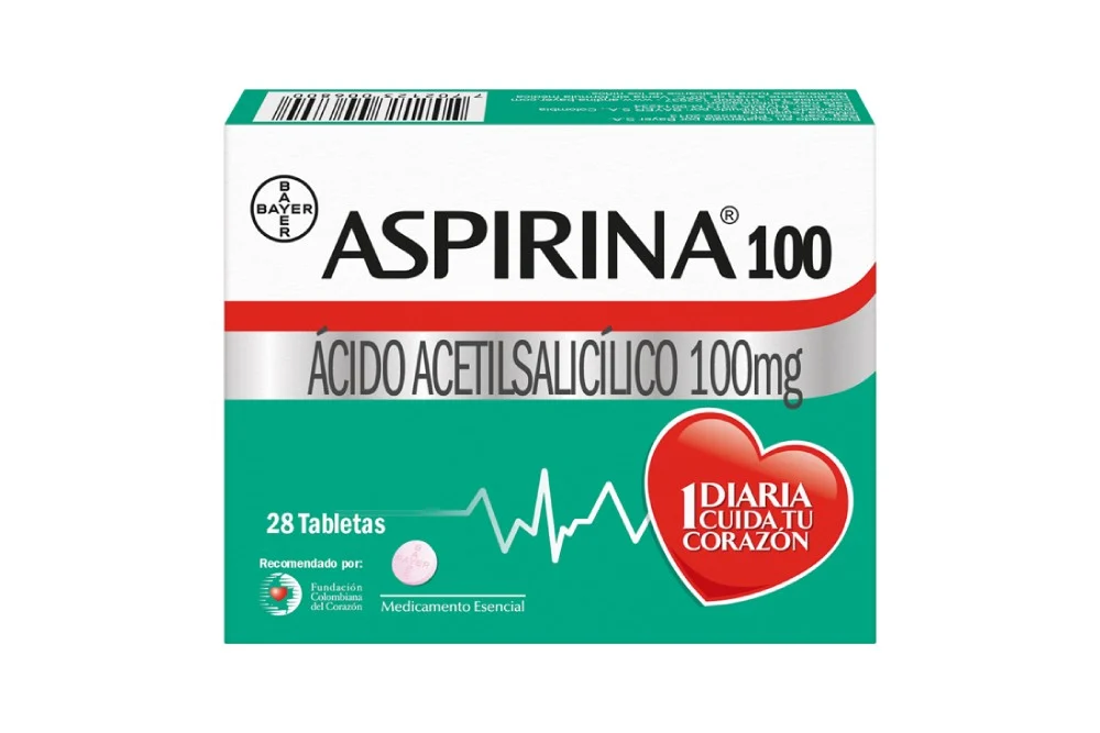 ASPIRINA 100 CAJA X 28 TABLETAS (BAYER)