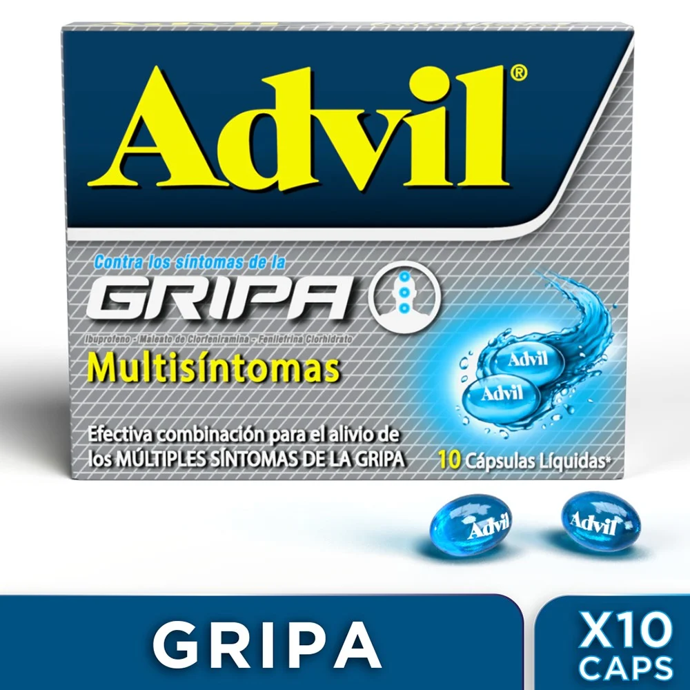 ADVIL GRIPA CAJA X 10 CAPSULA LIQUIDAS (HALEON)