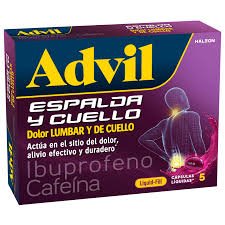 ADVIL ESPALDA Y CUELLO CAJA X 20 CAPSULA LIQUIDA (HALEON)