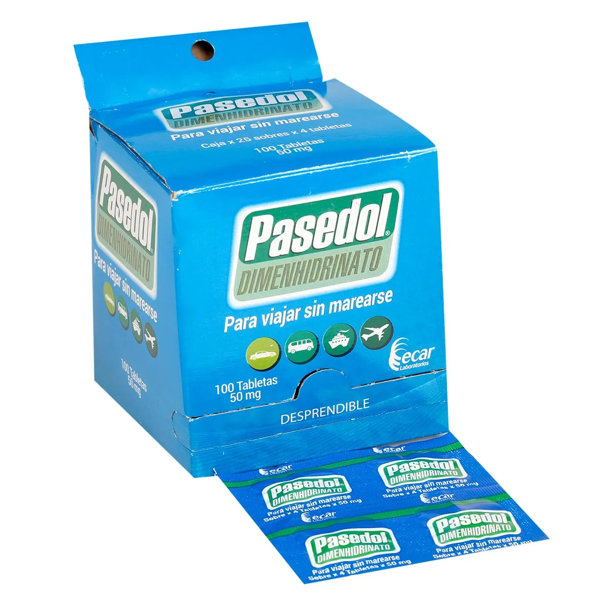 PASEDOL CAJA X 100 TABLETAS (ECAR)