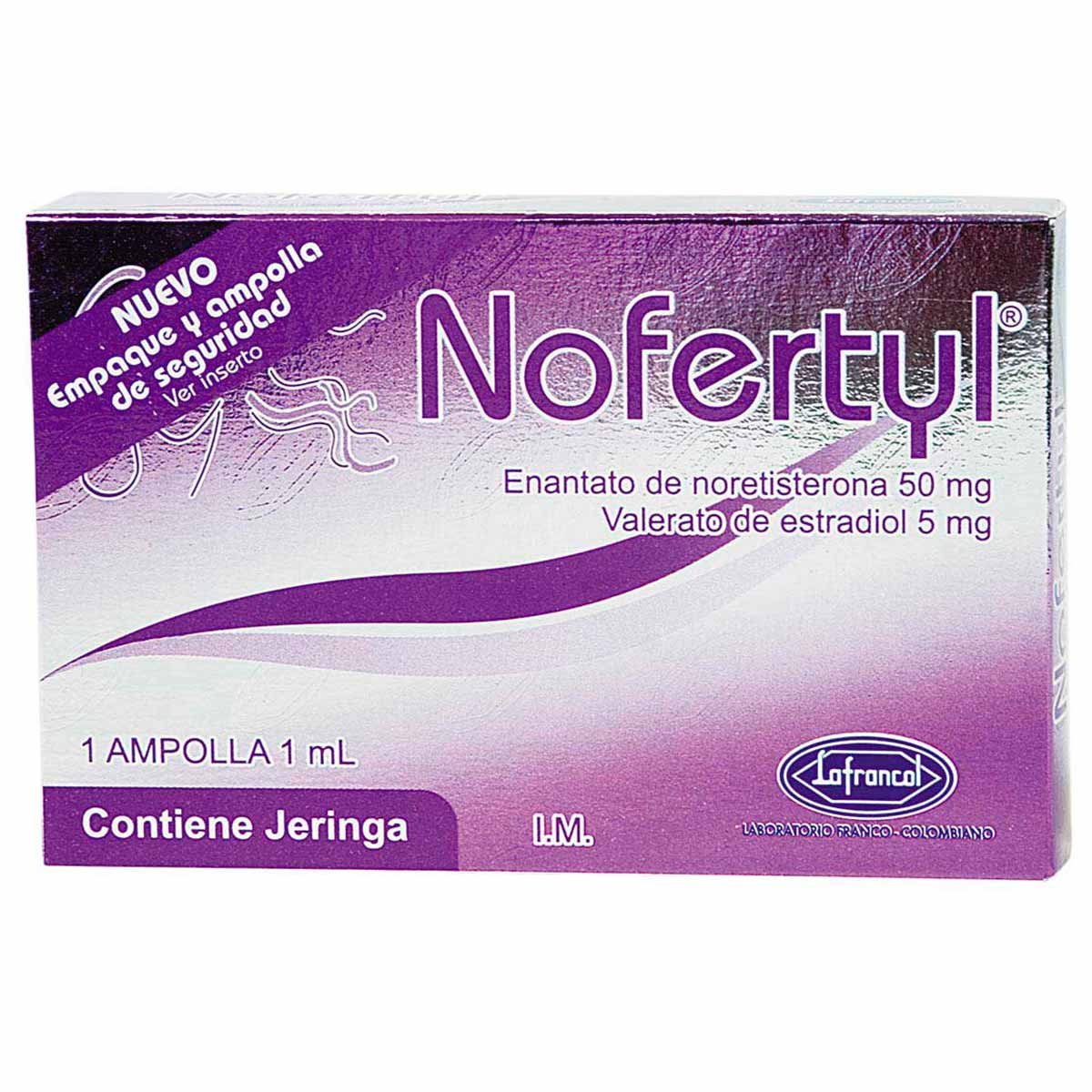 NOFERTYL SOLUCION INYECTABLE CAJA X 24 AMPOLLAS DE 1ML #