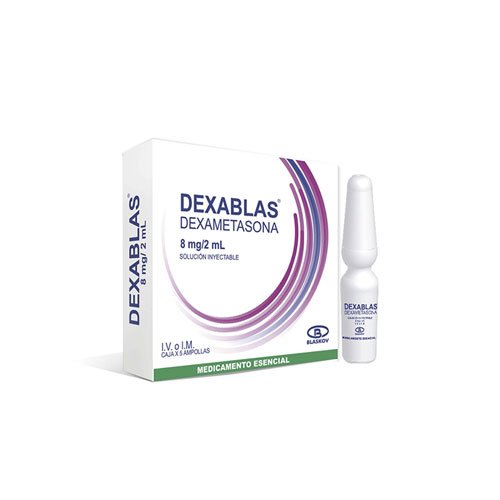DEXABLAS  8MG / 2ML CAJA X 5 AMPOLLAS (BLASCOV)