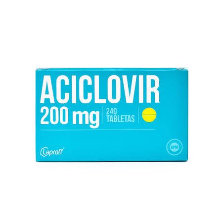 ACICLOVIR 200 MG CAJA X 240 TABLETAS (LAPROFF)