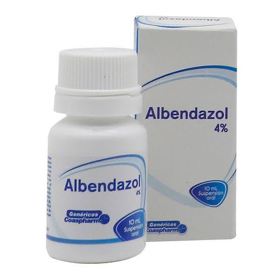 ALBENDAZOL SUSPENSION ORAL 4% FRASCO 10ML ( COASPHARMA)