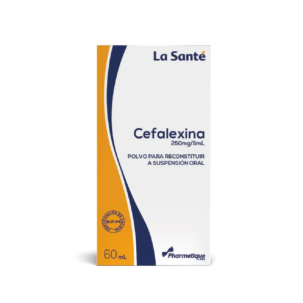 CEFALEXINA SUSPENSION 250 MG / 5ML FRASCO X 60 ML (LA SANTE)