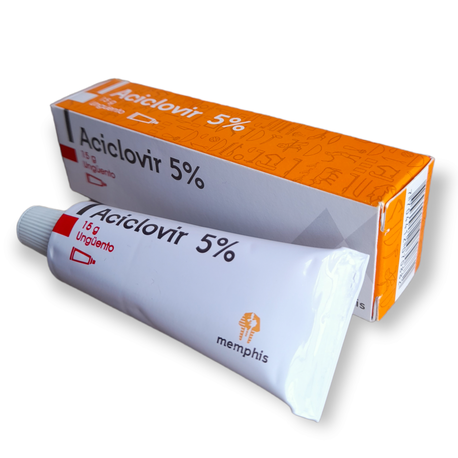 ACICLOVIR 5% UNGUENTO TUBO X 15 GR  (MEMPHIS)