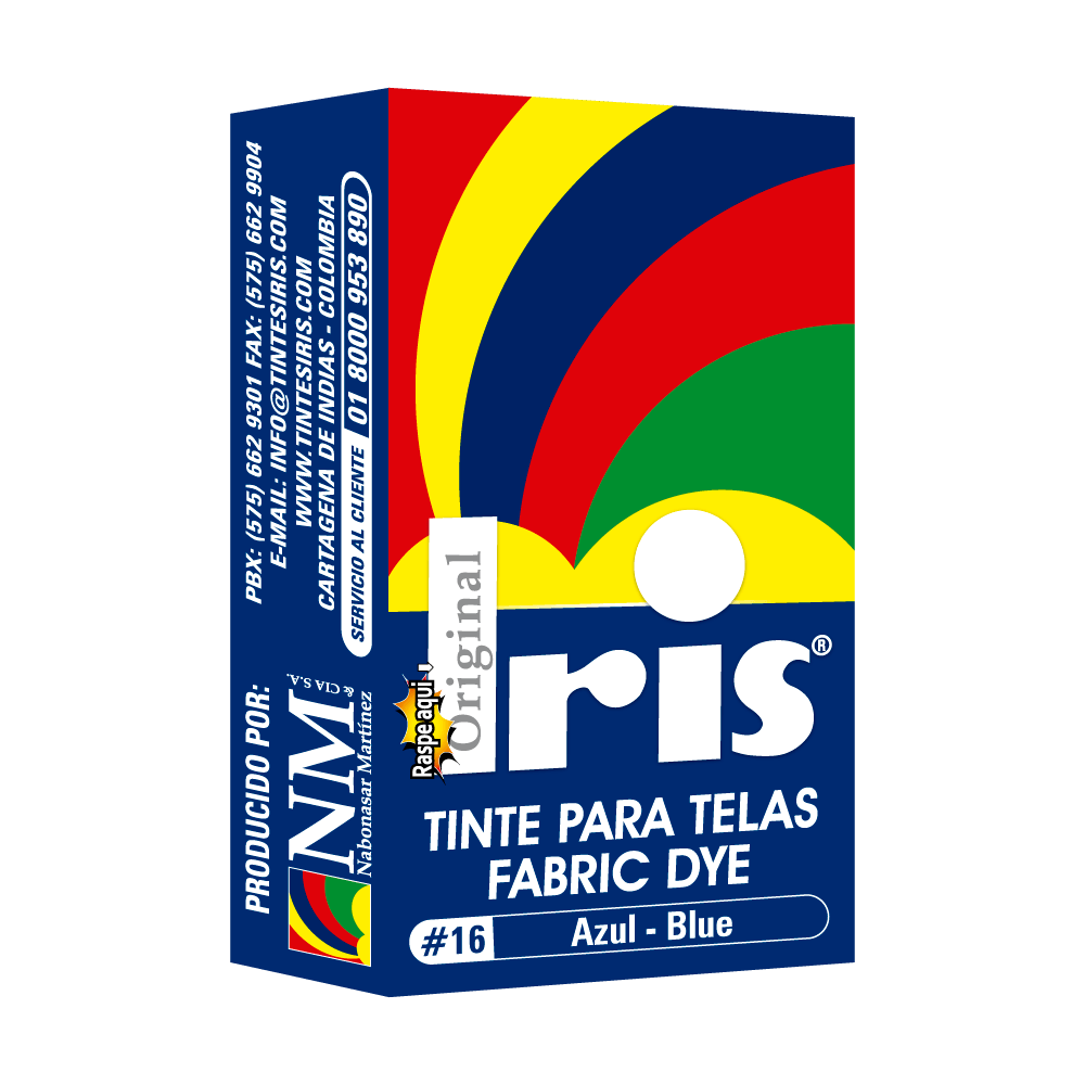 TINTE IRIS AZUL OSCURO # 17 BOLSA X 9 GR