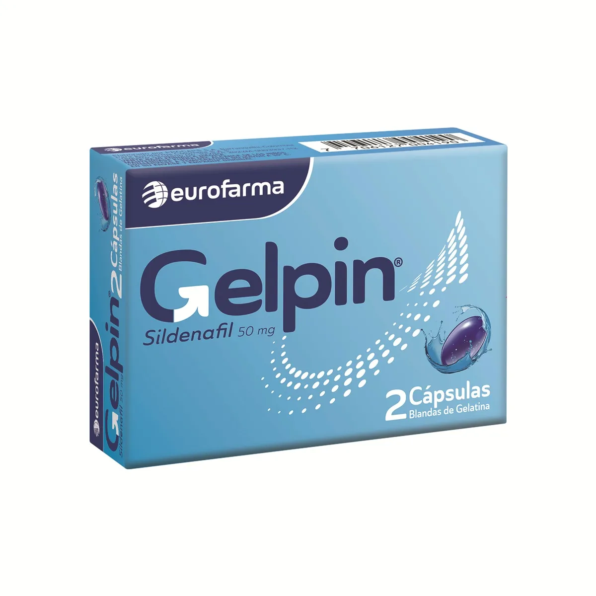 GELPIN 50 MG CAJA X 2 TAB (EUROFARMA)