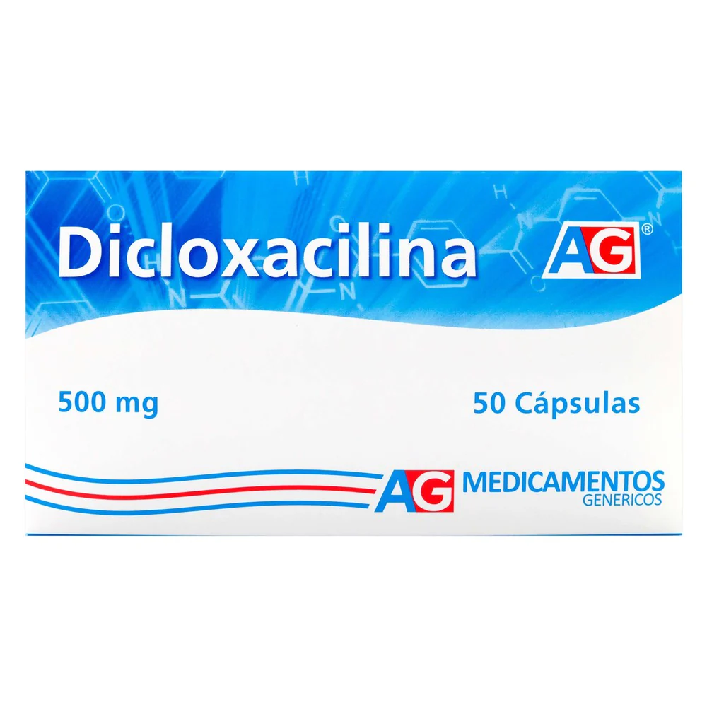 DICLOXACILINA 500MG CAJA X 10 CAPSULAS (AG)