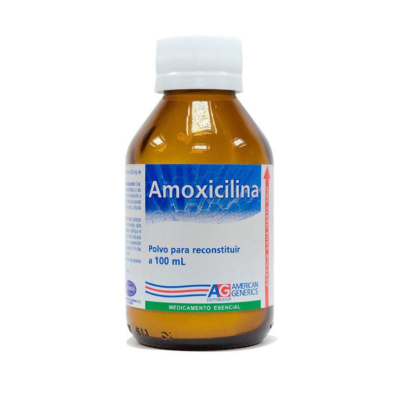 AMOXICILINA SUSPENSION 250MG / 5ML FRASCO X 100ML (AG)