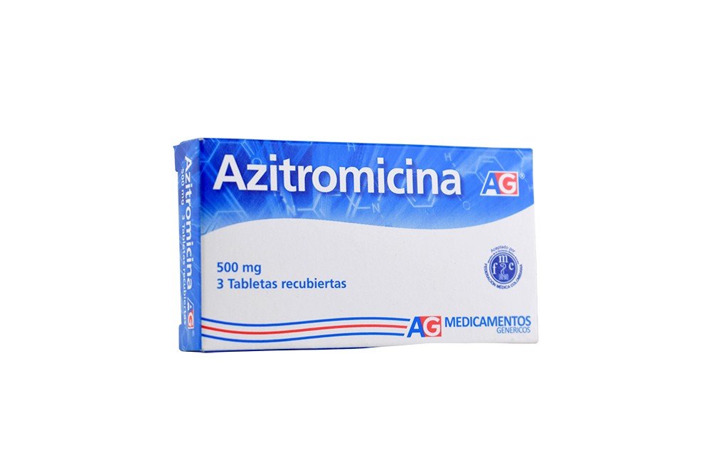 AZITROMICINA 500 MG CAJA X 3 TABLETAS (AG)