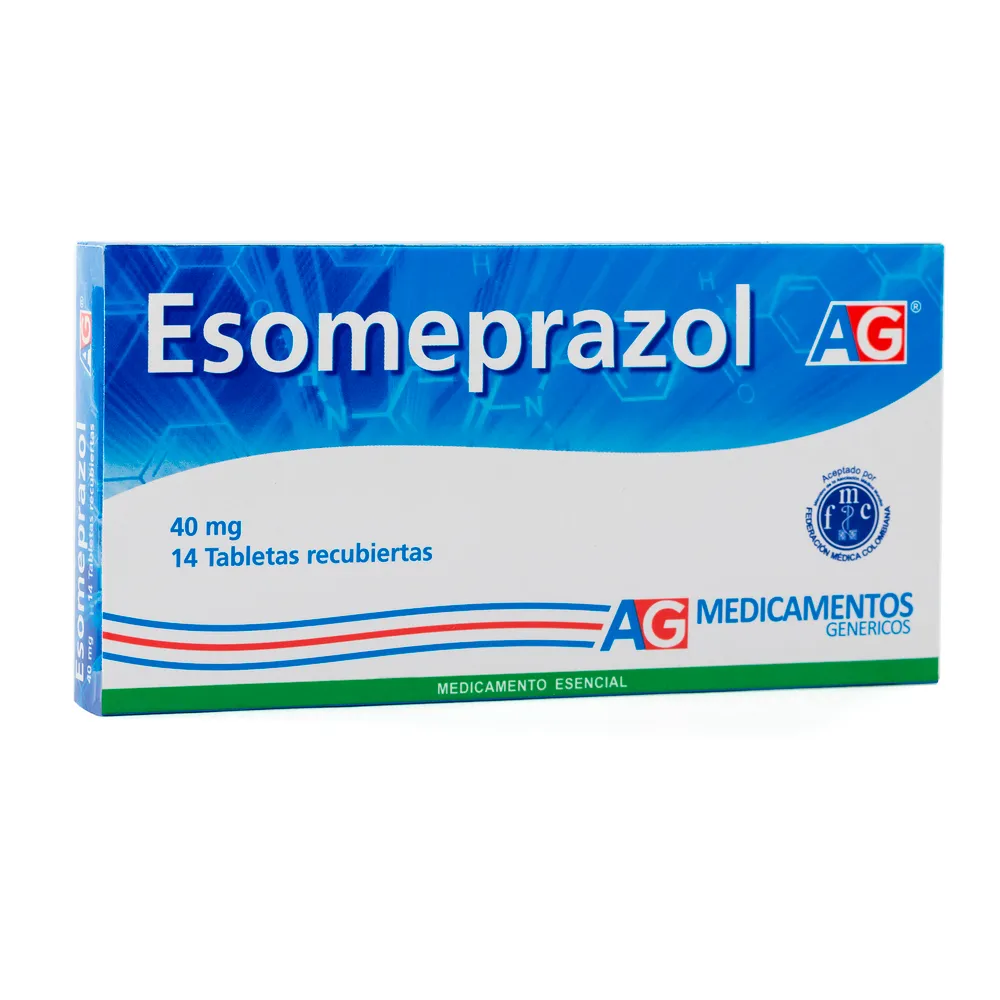 ESOMEPRAZOL 40MG CAJA X 14 TABLETAS (AG)