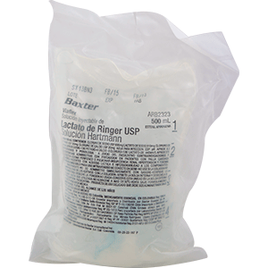 LACTATO DE RINGER BOLSA X 500 ML (BAXTER)