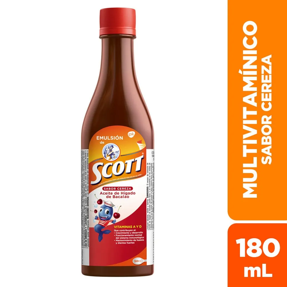 EMULSION SCOTT CEREZA FRASCO X 180 ML