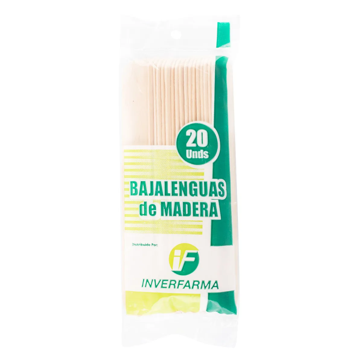 BAJA LENGUA DE MADERA X 20 UND ALFASAFE