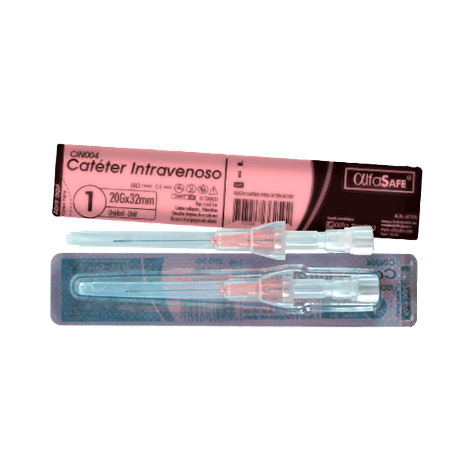 CATETER YELCO Nº 20 ROSADO