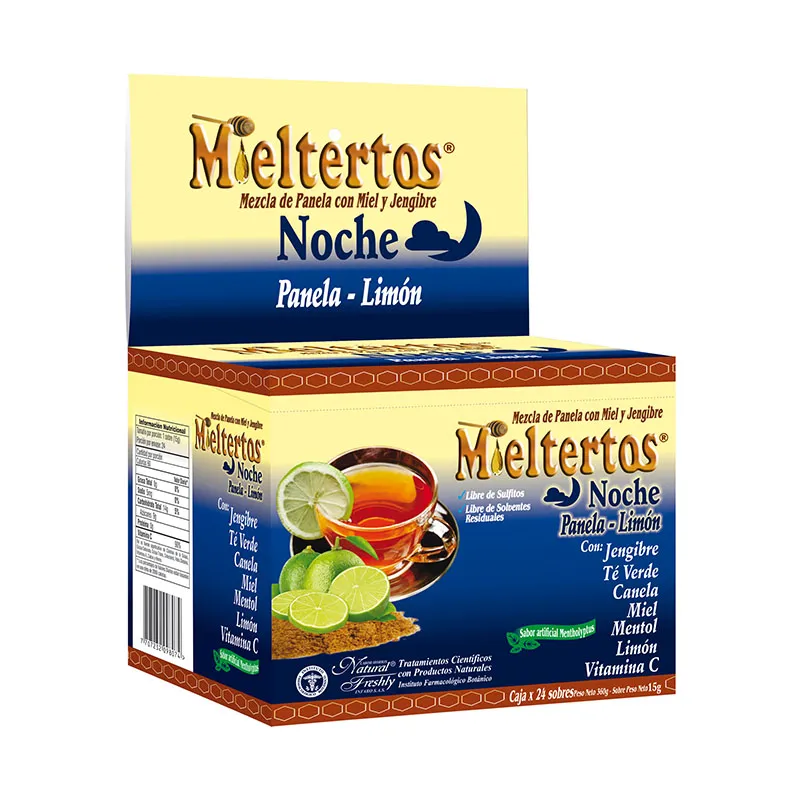 MIELTERTOS NOCHE BEBIDA CALIENTE CAJA X 24 SOB (NATURAL FRESHLY)