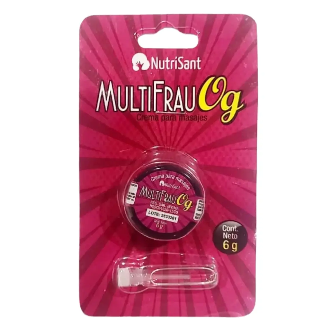 MULTIFRAU ORGASMO WOMAN X 6 GR (NUTRISANT)