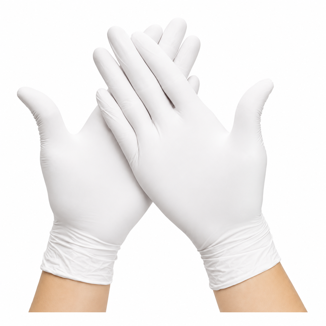GUANTES DE LATEX BLANCO TALLA M CAJA X 100 UND (S/M)