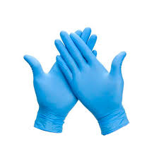 GUANTES DE NITRILO AZUL TALLA L CAJA X 100 UND (PRECISION CARE)