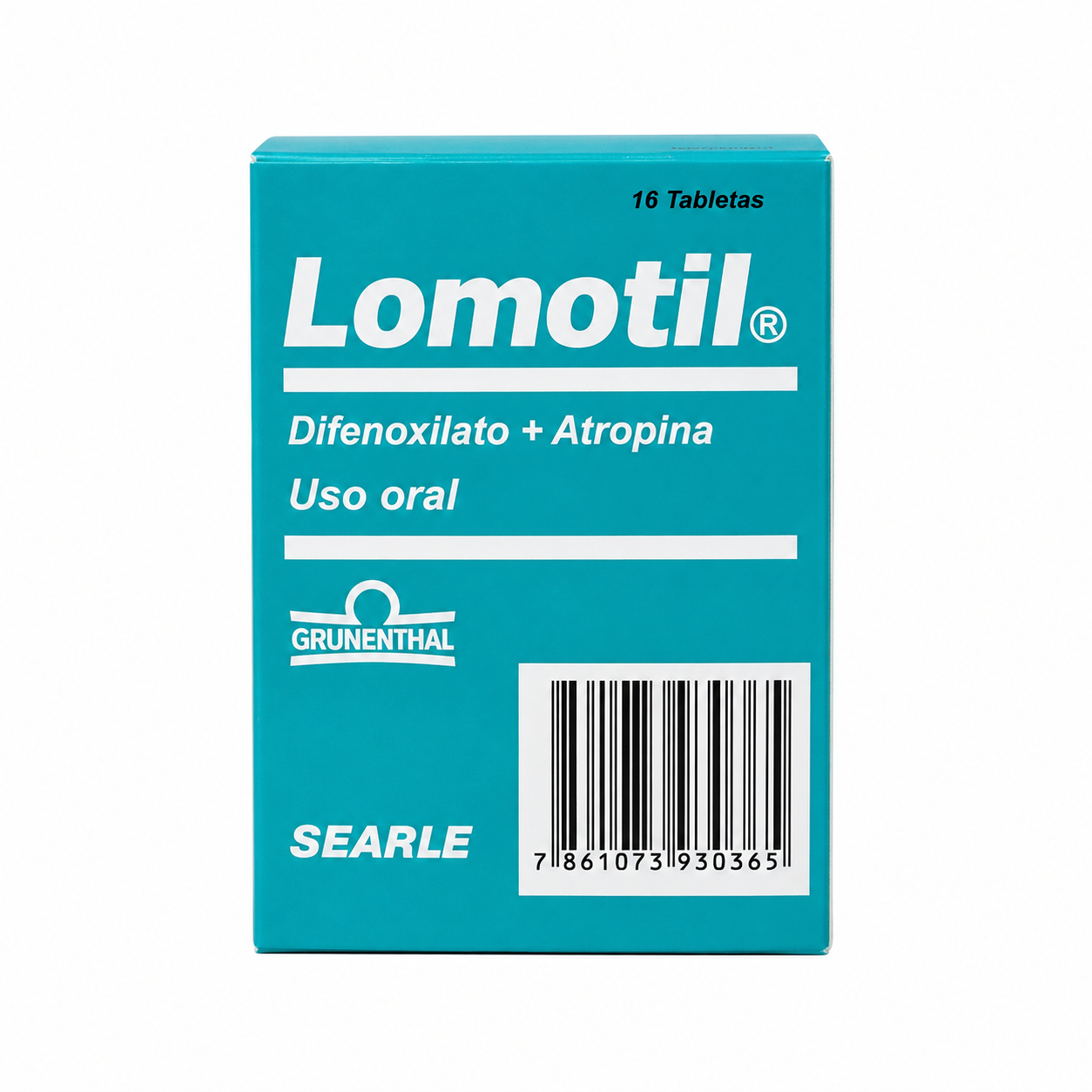 LOMOTIL CAJA X 16 TABLETAS (GRUNENTHAL)