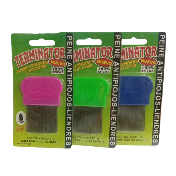 PEINE METALICO PARA PIOJO (TERMINATOR)